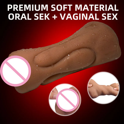 2 in 1 Male Masturbator
